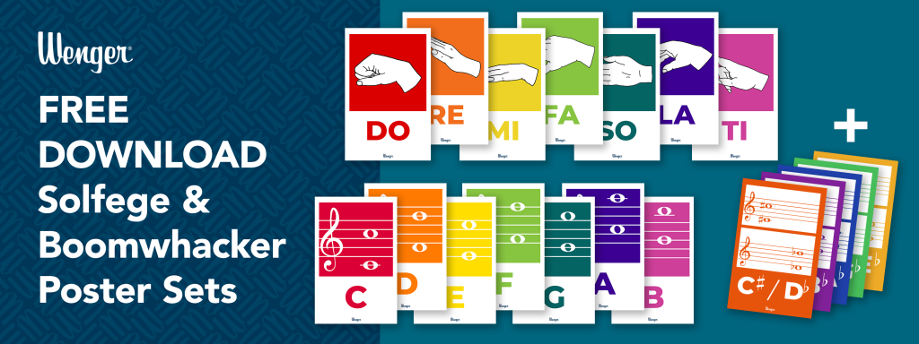 FREE solfege and boomwhackers classroom posters